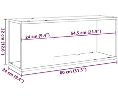 TV staliukas televizoriaus spintelė Old Wood 80x24x32cm Engineered Wood