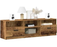 TV staliukas televizoriaus spintelė Old Wood 150x33,5x45 cm Engineered Wood