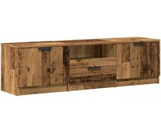 TV staliukas televizoriaus spintelė Old Wood 140x35x40 cm Engineered Wood