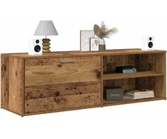 TV staliukas televizoriaus spintelė Old Wood 120x34x37 cm Engineered Wood