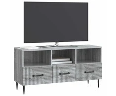 TV staliukas Televizoriaus spintelė Pilka sonoma ąžuolo 102 x 34,5 x 50 cm