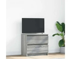TV staliukas Televizoriaus spintelė, pilka ąžuolo, 60x35x54 cm, mediena