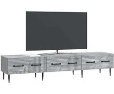 TV staliukas Televizoriaus spintelė Pilka sonoma ąžuolo 147 x 34,5 x 30 cm
