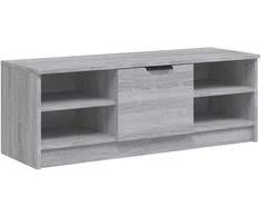 TV staliukas Televizoriaus spintelė, pilka, 102x35,5x36,5cm, mediena
