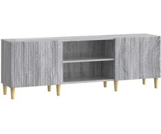 TV staliukas Televizoriaus spintelė Pilka sonoma ąžuolo 150 x 31 x 50 cm