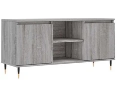 TV staliukas Televizoriaus spintelė, pilka ąžuolo, 104x35x50cm, mediena