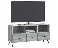 TV staliukas Televizoriaus spintelė Pilka sonoma ąžuolo 102 x 34,5 x 50 cm