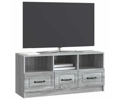 TV staliukas Televizoriaus spintelė Pilka sonoma ąžuolo 102 x 34,5 x 47 cm