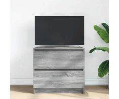 TV staliukas Televizoriaus spintelė, pilka ąžuolo, 60x35x54 cm, mediena