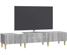 TV staliukas Televizoriaus spintelė Pilka sonoma ąžuolo 147 x 34,5 x 30 cm