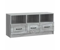 TV staliukas Televizoriaus spintelė Pilka sonoma ąžuolo 102 x 34,5 x 47 cm