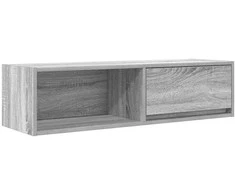 TV staliukas Televizoriaus spintelė, pilka ąžuolo, 100x31x25,5 cm, mediena