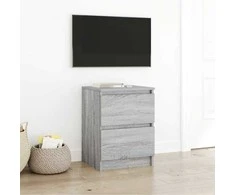 TV staliukas Televizoriaus spintelė, pilka ąžuolo, 40x35x54cm, mediena