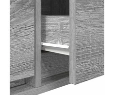 TV staliukas Televizoriaus spintelė, pilka ąžuolo, 80x31x25,5 cm, mediena