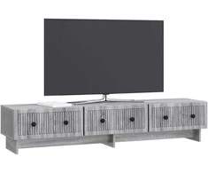 TV staliukas Televizoriaus spintelė Pilka sonoma ąžuolo 147 x 34,5 x 30 cm