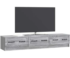 TV staliukas Televizoriaus spintelė Pilka sonoma ąžuolo 147 x 34,5 x 27 cm