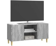 TV staliukas Televizoriaus spintelė Pilka sonoma ąžuolo 102 x 34,5 x 50 cm