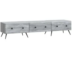 TV staliukas Televizoriaus spintelė Pilka sonoma ąžuolo 147 x 34,5 x 30 cm