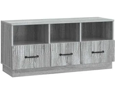 TV staliukas Televizoriaus spintelė Pilka sonoma ąžuolo 102 x 34,5 x 47 cm