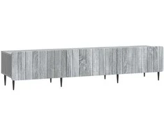 TV staliukas Televizoriaus spintelė Pilka sonoma ąžuolo 147 x 34,5 x 32 cm