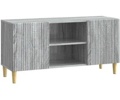 TV staliukas Televizoriaus spintelė Pilka sonoma ąžuolo 102 x 34,5 x 50 cm