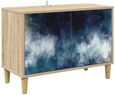 TV staliukas Televizoriaus spintelė RAALTE 69 x 33 x 50 cm Sonoma ąžuolo