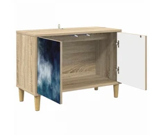 TV staliukas Televizoriaus spintelė RAALTE 69 x 33 x 50 cm Sonoma ąžuolo