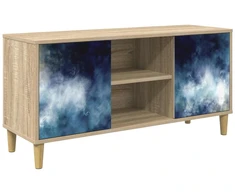 TV staliukas Televizoriaus spintelė RAALTE 102 x 33 x 50 cm Sonoma ąžuolo
