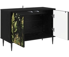 TV staliukas Televizoriaus spintelė RHENEN 69 x 33 x 50,5 cm Juodojo ąžuolo