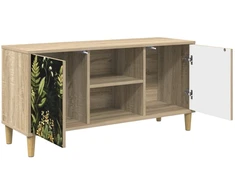 TV staliukas Televizoriaus spintelė RHENEN 102 x 33 x 50 cm Sonoma ąžuolo