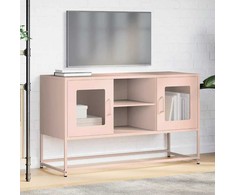 TV staliukas Televizoriaus spintelė, rožinė, 100,5x39x60,5cm, plienas