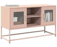 TV staliukas Televizoriaus spintelė, rožinė, 100,5x39x60,5cm, plienas
