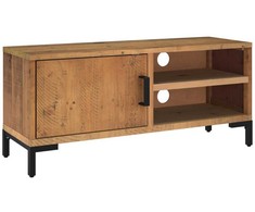 TV staliukas Televizoriaus spintelė, ruda, 90x30x40cm, pušies masyvas