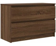 TV staliukas Televizoriaus spintelė, ruda ąžuolo, 80x35x54 cm, mediena