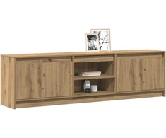 TV staliukas TV vienetai 2 pcs Ruda 180 x 34 x 50 cm Apdirbta mediena