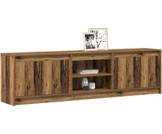 TV staliukas TV vienetai 2 pcs Ruda 180 x 34 x 50 cm Apdirbta mediena