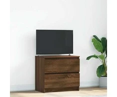 TV staliukas Televizoriaus spintelė, ruda ąžuolo, 60x35x54 cm, mediena