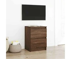 TV staliukas Televizoriaus spintelė, ruda ąžuolo, 40x35x54cm, mediena