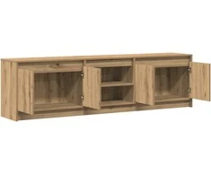 TV staliukas TV vienetai 2 pcs Ruda 180 x 34 x 50 cm Apdirbta mediena