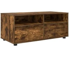TV staliukas Televizoriaus spintelė Rūkyta ąžuolas 100 x 48 x 43 cm