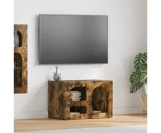TV staliukas Televizoriaus spintelė Rūkyta ąžuolas 60 x 35 x 40 cm