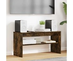 TV staliukas Televizoriaus spintelė Rūkyta ąžuolas 80 x 30 x 40 cm