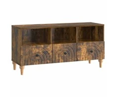 TV staliukas Televizoriaus spintelė Rūkytas Ąžuolas 102 x 34,5 x 50 cm
