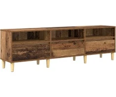 TV staliukas Televizoriaus spintelė Senovinis medis 150 x 30 x 45 cm