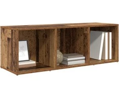 TV staliukas TV spintelių komplektas 72 x 35 x 37 cm Ruda Apdirbta mediena