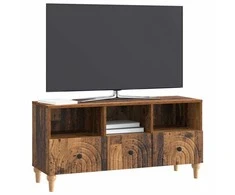 TV staliukas Televizoriaus spintelė Senas medis 102 x 34,5 x 50 cm
