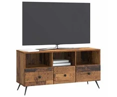 TV staliukas Televizoriaus spintelė Sendintos medienos 102 x 34,5 x 50 cm