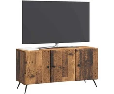 TV staliukas Televizoriaus spintelė Sendintos medienos 99 x 34,5 x 50 cm