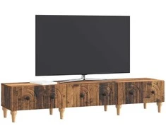 TV staliukas Televizoriaus spintelė Sendintos medienos 147 x 34,5 x 30 cm