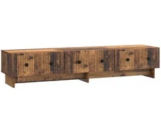 TV staliukas Televizoriaus spintelė Sendintos medienos 147 x 34,5 x 30 cm